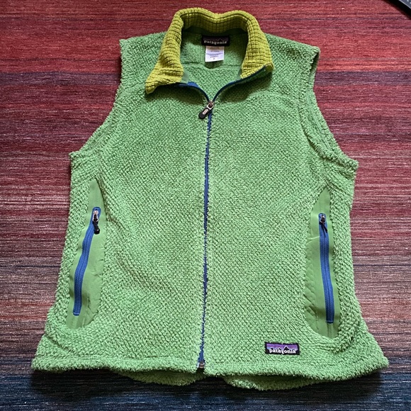 Patagonia Jackets & Blazers - Patagonia Polartec Soft Green Vest Sz Women’s M Medium